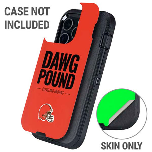NFL Cleveland Browns Team Motto Otterbox Defender iPhone Skin