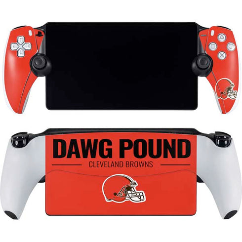 NFL Cleveland Browns Team Motto PlayStation Portal Remote Player Skin