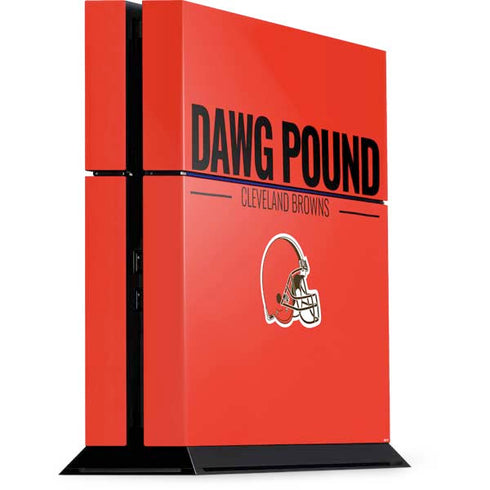 NFL Cleveland Browns Team Motto PS4 Console Skin
