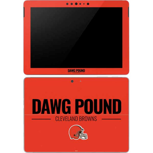 NFL Cleveland Browns Team Motto Surface Go Skin