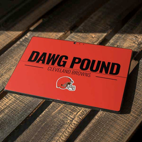 NFL Cleveland Browns Team Motto Surface Pro 6 Skin