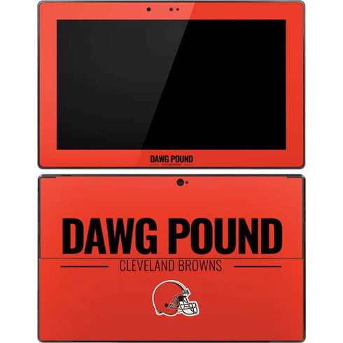 NFL Cleveland Browns Team Motto Surface Pro Tablet Skin