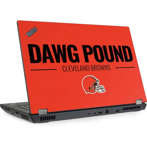 NFL Cleveland Browns Team Motto Lenovo ThinkPad Skin