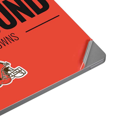NFL Cleveland Browns Team Motto Universal Laptop 13in (10.6 x 7.6in) Skin