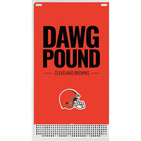 NFL Cleveland Browns Team Motto Xbox Series S Console Skin
