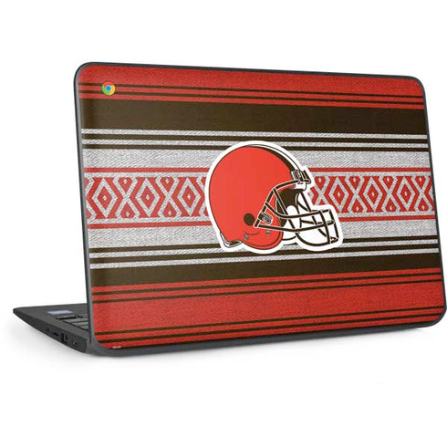 NFL Cleveland Browns Trailblazer HP Chromebook Skin