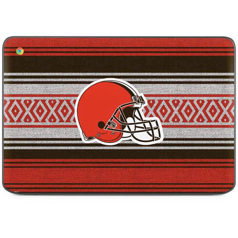 NFL Cleveland Browns Trailblazer HP Chromebook Skin
