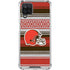 NFL Cleveland Browns Trailblazer Galaxy A12 Clear Case