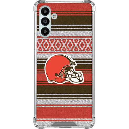 NFL Cleveland Browns Trailblazer Galaxy A13 5G Clear Case