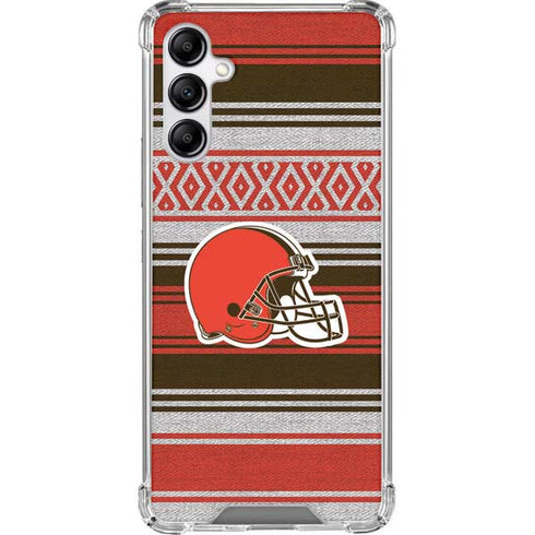 NFL Cleveland Browns Trailblazer Galaxy A14 5G Clear Case