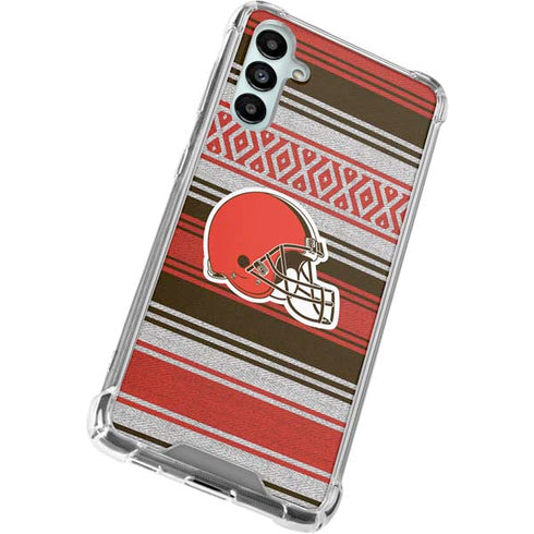NFL Cleveland Browns Trailblazer Galaxy A14 5G Clear Case