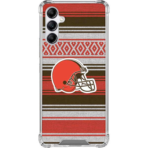 NFL Cleveland Browns Trailblazer Galaxy A15 5G Clear Case