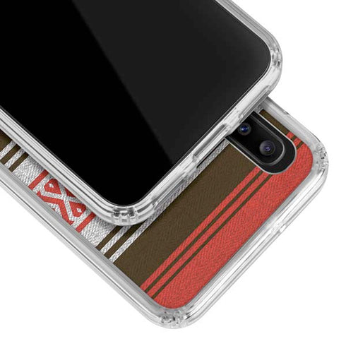 NFL Cleveland Browns Trailblazer Galaxy A30 Clear Case