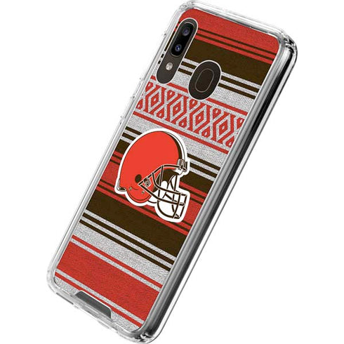 NFL Cleveland Browns Trailblazer Galaxy A30 Clear Case