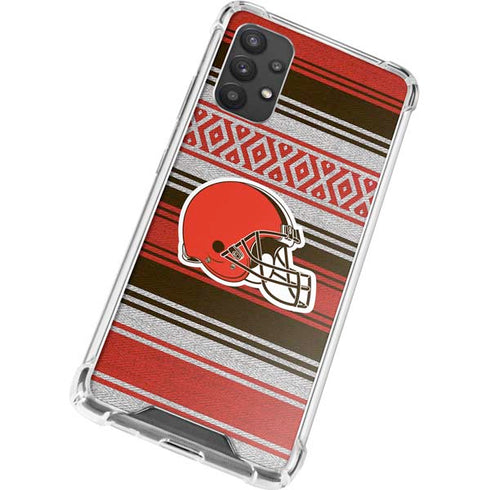NFL Cleveland Browns Trailblazer Galaxy A32 5G Clear Case