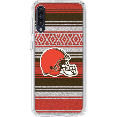 NFL Cleveland Browns Trailblazer Galaxy A50 Clear Case