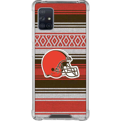 NFL Cleveland Browns Trailblazer Galaxy A51 5G Clear Case