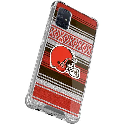NFL Cleveland Browns Trailblazer Galaxy A51 5G Clear Case