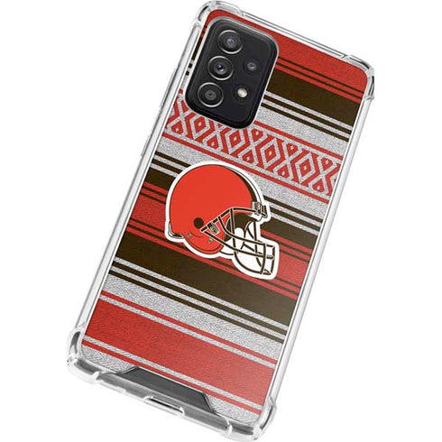 NFL Cleveland Browns Trailblazer Galaxy A52 5G Clear Case