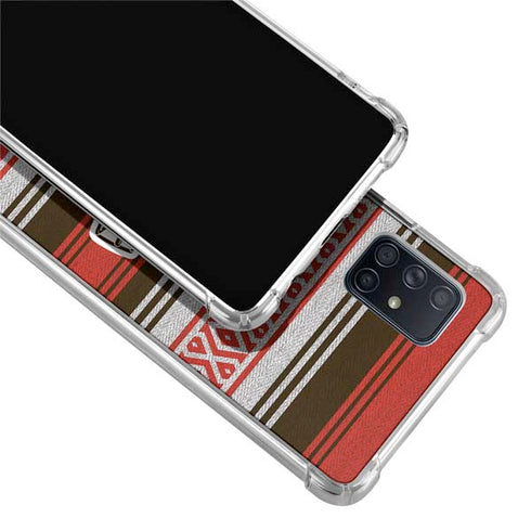 NFL Cleveland Browns Trailblazer Galaxy A71 5G Clear Case