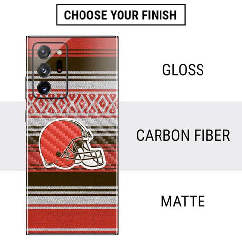 NFL Cleveland Browns Trailblazer Galaxy Note20 Ultra 5G Skin