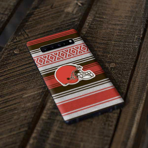 NFL Cleveland Browns Trailblazer Galaxy S10 Plus Skin