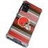NFL Cleveland Browns Trailblazer Galaxy S20 FE Clear Case