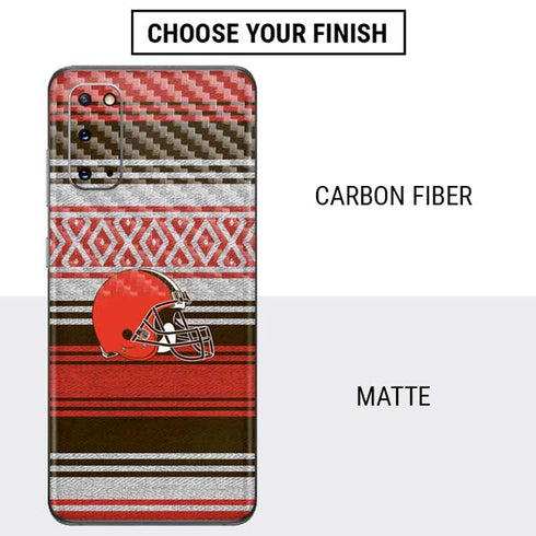 NFL Cleveland Browns Trailblazer Galaxy S20 Skin