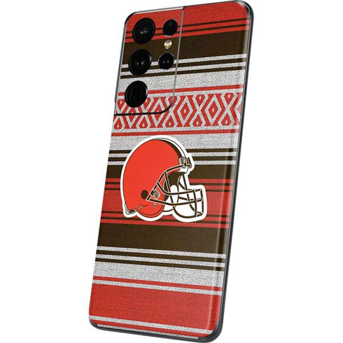 NFL Cleveland Browns Trailblazer Galaxy S21 Ultra 5G Skin