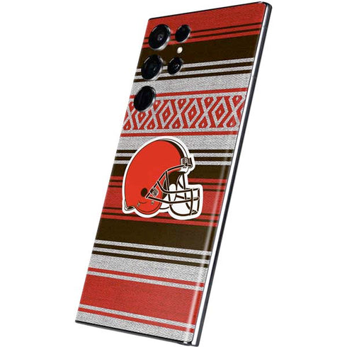 NFL Cleveland Browns Trailblazer Galaxy S22 Ultra Skin