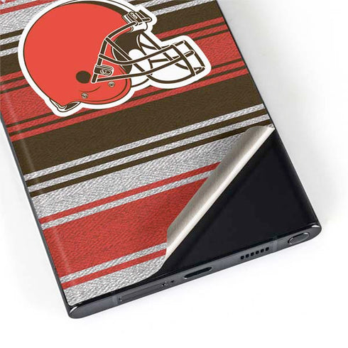 NFL Cleveland Browns Trailblazer Galaxy S22 Ultra Skin
