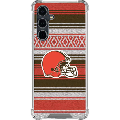 NFL Cleveland Browns Trailblazer Galaxy S23 FE Clear Case