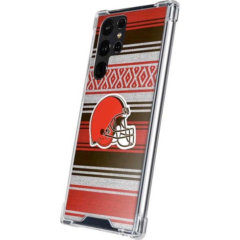 NFL Cleveland Browns Trailblazer Galaxy S24 Ultra Clear Case