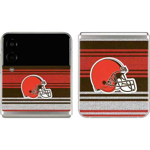 NFL Cleveland Browns Trailblazer Galaxy Z Flip3 5G Skin