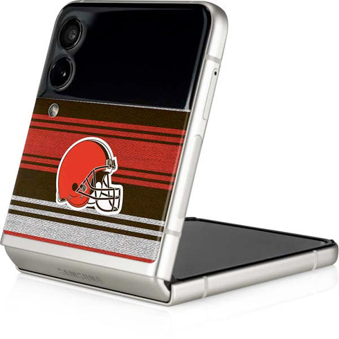 NFL Cleveland Browns Trailblazer Galaxy Z Flip4 5G Skin