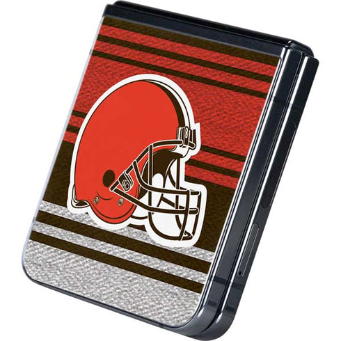 NFL Cleveland Browns Trailblazer Galaxy Z Flip5 5G Skin