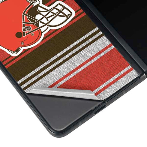 NFL Cleveland Browns Trailblazer Galaxy Z Fold3 5G Skin