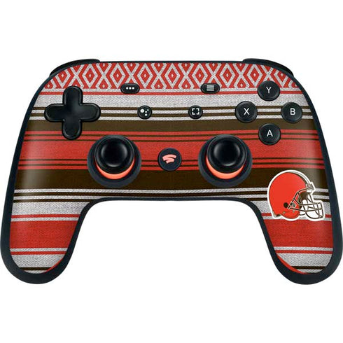 NFL Cleveland Browns Trailblazer Google Stadia Controller Skin