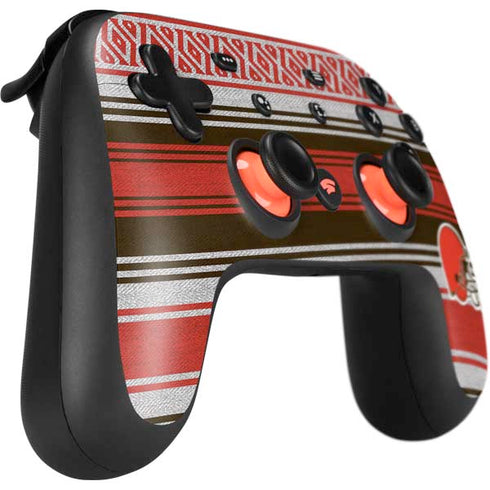 NFL Cleveland Browns Trailblazer Google Stadia Controller Skin