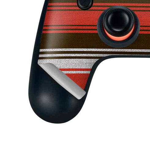 NFL Cleveland Browns Trailblazer Google Stadia Controller Skin