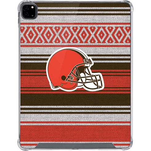 NFL Cleveland Browns Trailblazer iPad Pro 12.9in (2020) Clear Case