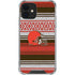 NFL Cleveland Browns Trailblazer iPhone 12 Clear Case