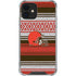 NFL Cleveland Browns Trailblazer iPhone 12 Mini Clear Case