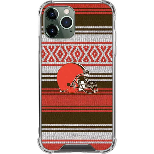 NFL Cleveland Browns Trailblazer iPhone 12 Pro Clear Case