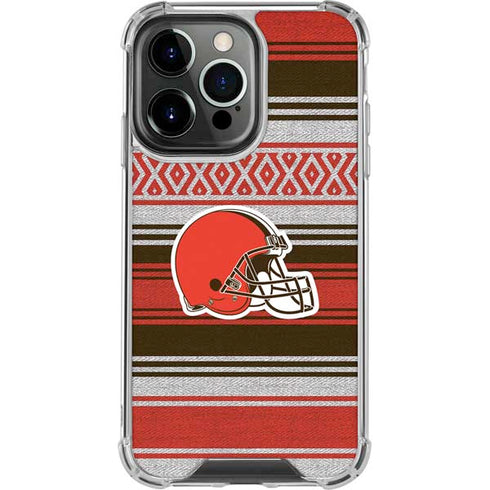 NFL Cleveland Browns Trailblazer iPhone 13 Pro Clear Case