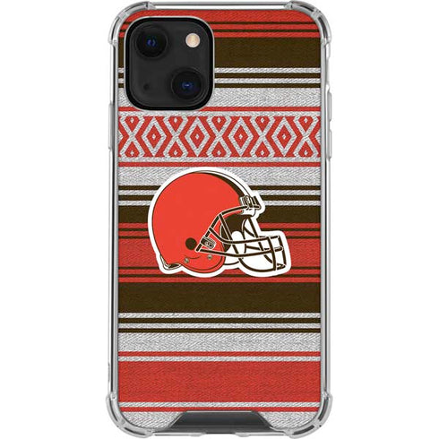 NFL Cleveland Browns Trailblazer iPhone 14 Clear Case