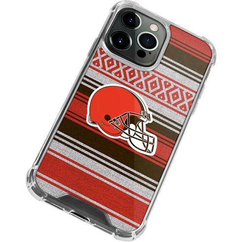 NFL Cleveland Browns Trailblazer iPhone 15 Pro Clear Case