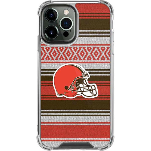 NFL Cleveland Browns Trailblazer iPhone 14 Pro Max Clear Case