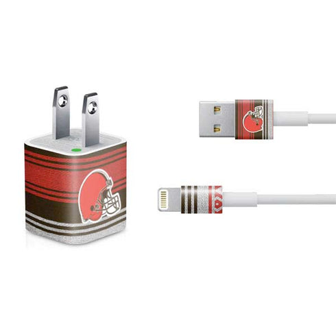 NFL Cleveland Browns Trailblazer iPhone Charger (5W USB) Skin