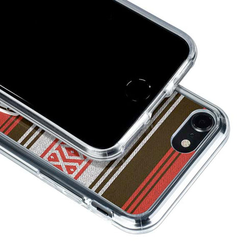 NFL Cleveland Browns Trailblazer iPhone SE (2nd & 3rd Gen) Clear Case